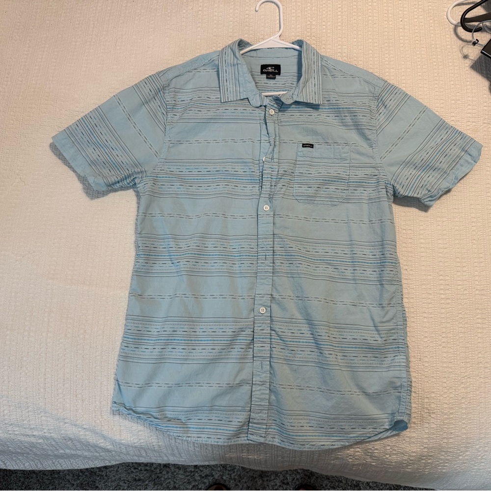 O’Neill Blue Casual Button Up Shirt Size XL